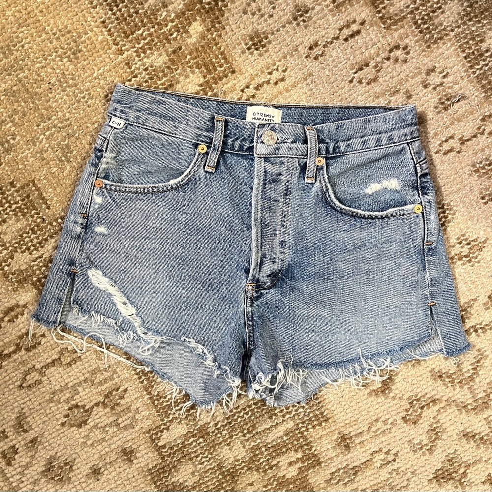 Citizens of Humanity Annabelle Distressed Cut Off Short